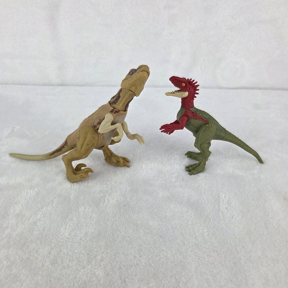 Mattel Jurassic World Dominion Atrociraptor & Eoraptor Dinosaur Figures Lot